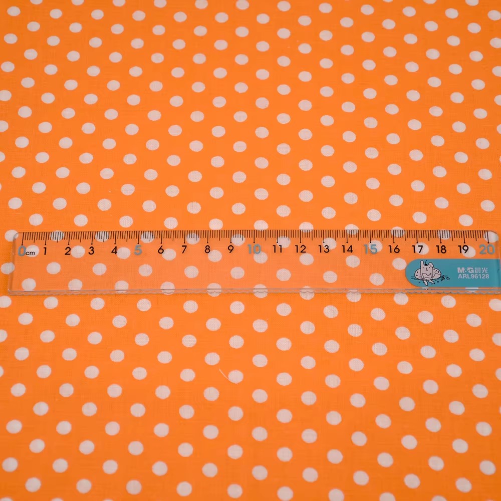 50X150CM White Orange Polka Do - đánh giá và giá Home Textile