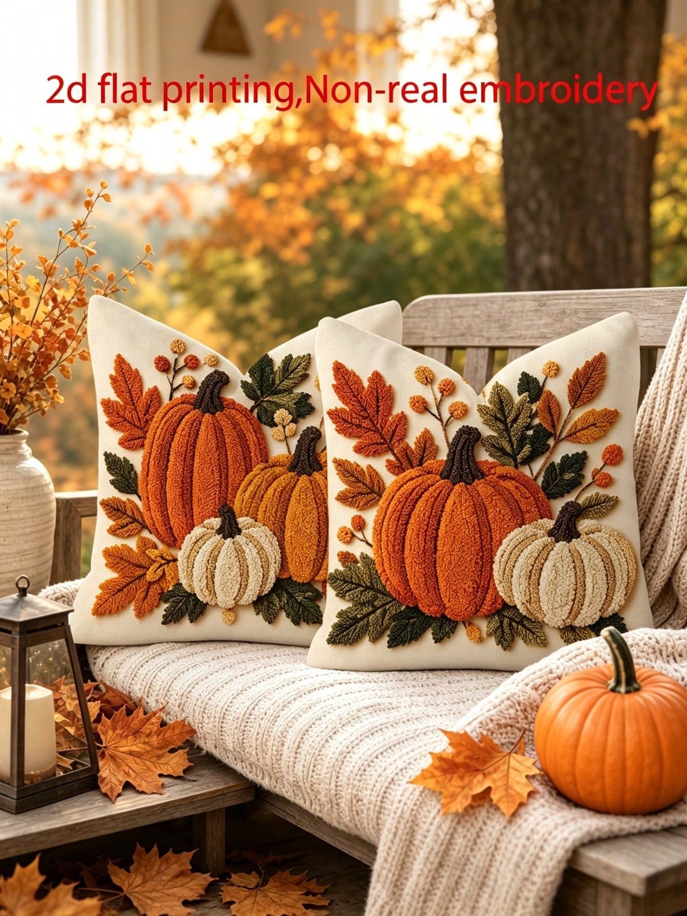 2pcs Country Rustic Fall Throw - đánh giá và giá Pillow Insert 18X18