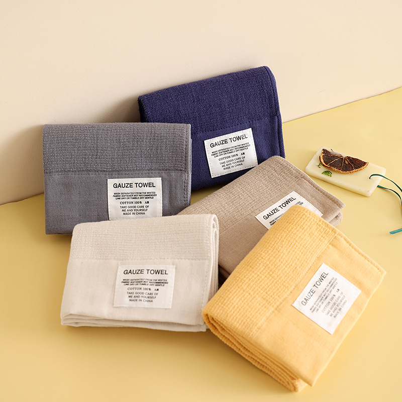 2/5Pcs Cotton Bath Towels Set  - đánh giá và giá Home Textiles Face Towel