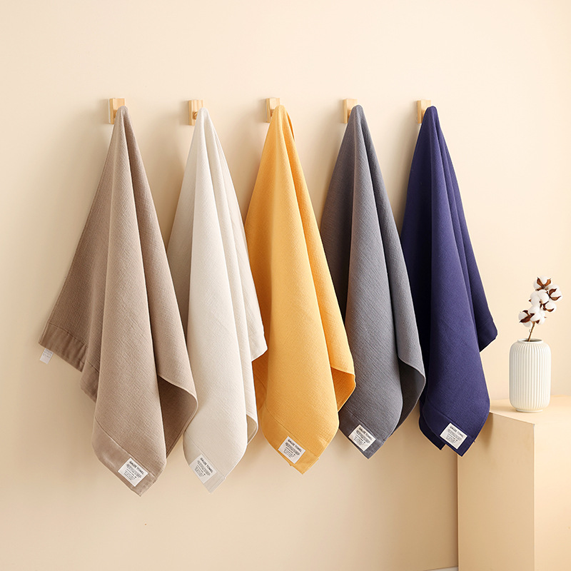2/5Pcs Cotton Bath Towels Set  - đánh giá và giá Home Textiles Face Towel