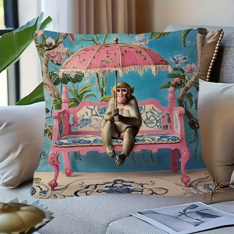1pc, Retro Pink Chinese-Style  - đánh giá và giá Pillow Insert 18X18