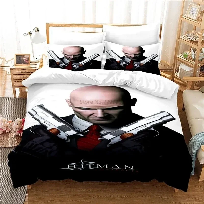Hitman Killer 3D Bedding Set P - đánh giá và giá Home Textiles Sale