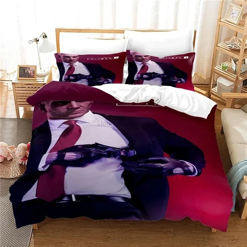 Hitman Killer 3D Bedding Set P - đánh giá và giá Home Textiles Sale