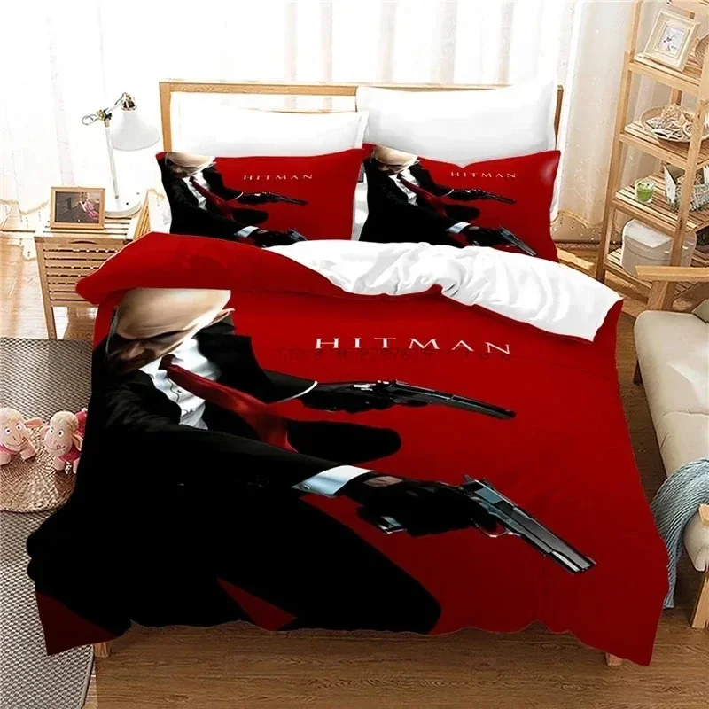 Hitman Killer 3D Bedding Set P - đánh giá và giá Home Textiles Sale