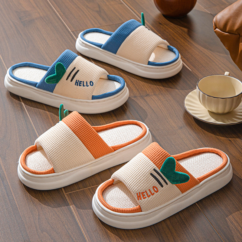 New Style Linen Slippers for W - đánh giá và giá Home Textile