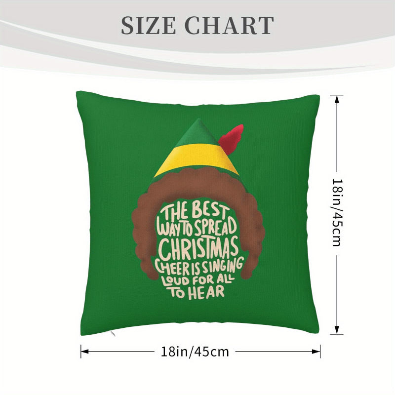 1pc Vintage Elf Christmas Pill - đánh giá và giá Pillow Insert 18X18