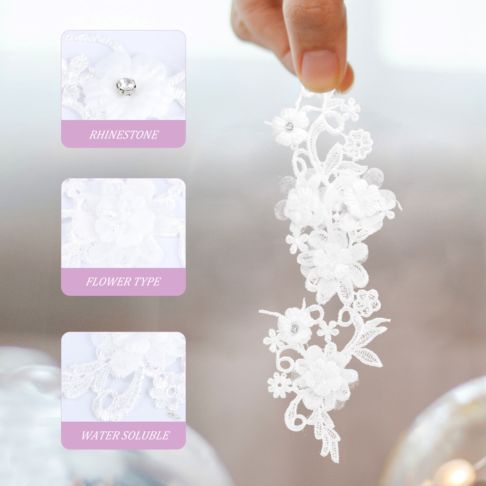 1Pair Premium Polyester Flower - đánh giá và giá Home Textiles Premium