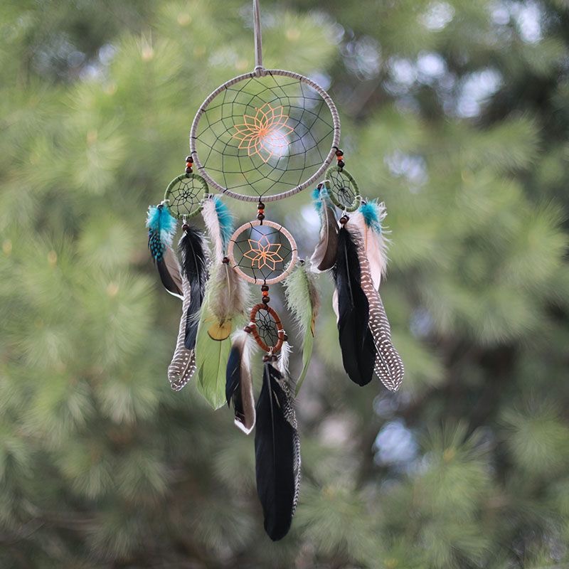 Vintage Multi-Circle Feather D - đánh giá và giá Home Textiles & Decorations